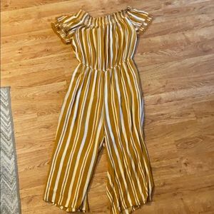 Target burnt orange and white jumper